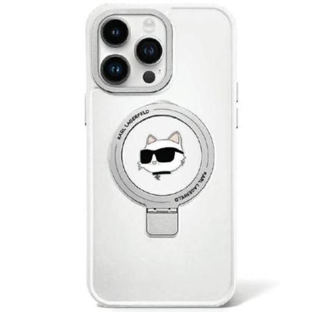 KARL LAGERFELD iPhone 15 Pro -puhelimen kuori MagSafe-renkaalla