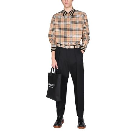 Burberry Casual Shirts , Beige , Heren , Maat: S