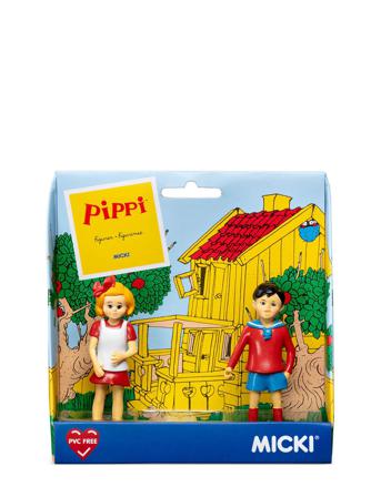 Tommy & Annika Figurset Toys Playsets & Action Figures Movies & Fairy Tale Characters Multi/mønstret Pippi Langstrømpe