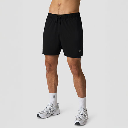 ICANIWILL Stride 2-in-1 Shorts Svart