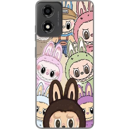 Yhteensopiva Puhelinkuori Motorola Motorola Moto E14 The Monster Edition Keräilyfiguuri Anime