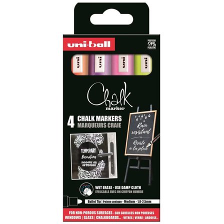Uni Chalk Marker PWE-5M 4-set No 2