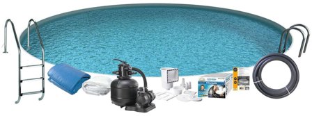Swim & Fun 2791 Poolpaket Ø4,2 x 1,2 m, 14 540L, Pooler & utebad