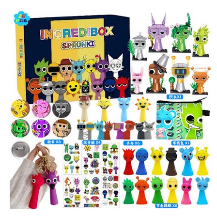 Adventskalender 2025 Minecraft, 24 dager med lekefigurer Byggeklosser Adventskalender Gutter Overraskelsesgave