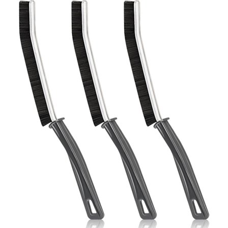 Rengøringsbørste til sprækker, rengøringsbørste til badeværelsesfliser, smal rengøringsbørste med langt håndtag, lille skrubbebørste til hjemmet