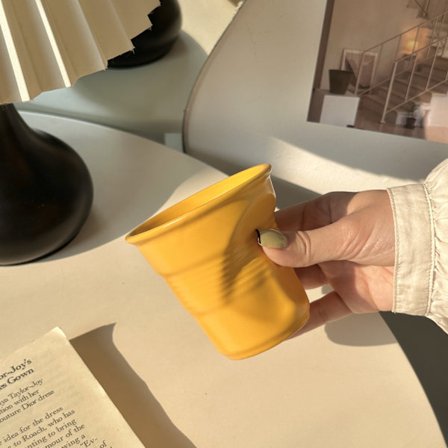 Dopaminfarvet kaffekop, keramisk drikkekop af høj kvalitet, morgenmadskop, mælkekop, te-kop til hjemmekontoret