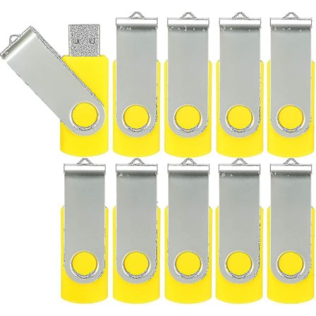 10-pack USB-minnen 2.0 - Vridbart minne - Hoppa enhet - Zip-enhet