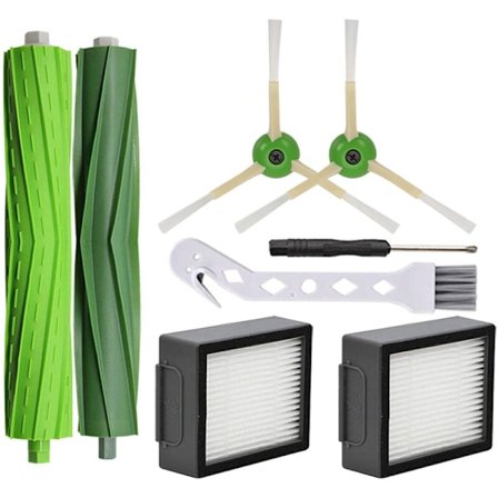 Vaihto-osat I7 I3 I4 I6 I8 J7 E5 E6 E7 robotti-imurille - Pääharja, sivuharja, HEPA-suodatin