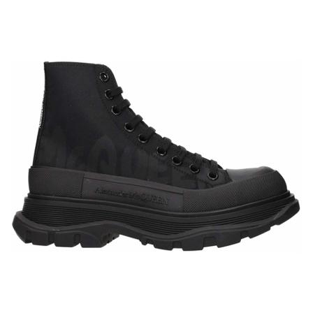 Alexander McQueen, Tread Slick Sneakers Zwart, Heren, Maat:41 EU
