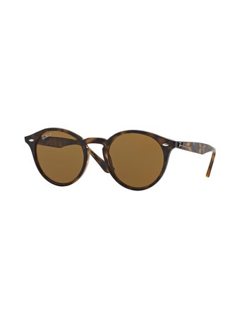 Ray Ban Men's Sunglasses with a frame made of propionate in brown and plastic lenses in brown polarisiert