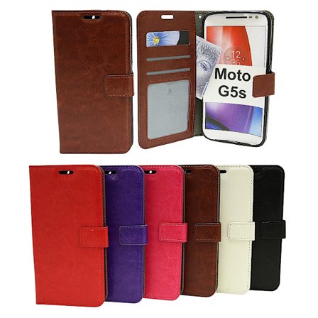 Crazy Horse Wallet Moto G5s