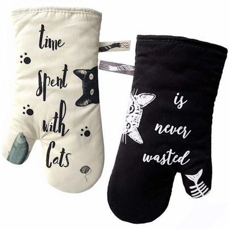 Køkkenhandsker, ovnhandsker, varmebestandige, grydelapper og grillhandsker til madlavning, grill, bagning