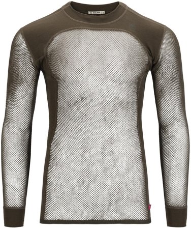 Aclima WoolNet Original Crewneck kerrastopaita, Tarmac