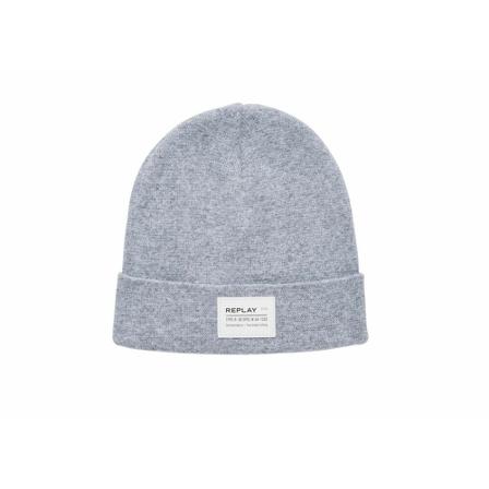 Replay Beanies , Grijs , Heren , Maat: ONE Size Hoeden