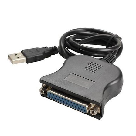 Usb 1.1 till Db25 honport skrivaromvandlarkabel Lpt Usb-adapter