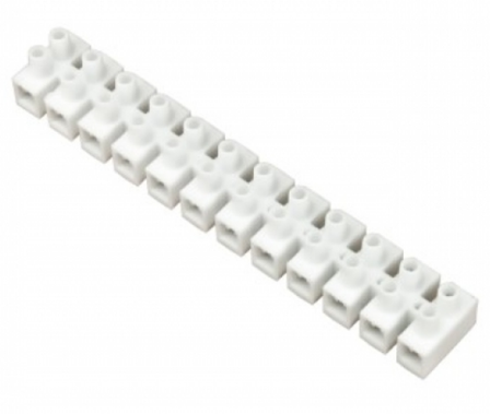 Pawbol Rekkeklemme PS-2,5 12x 2,5mm2 24A Hvit