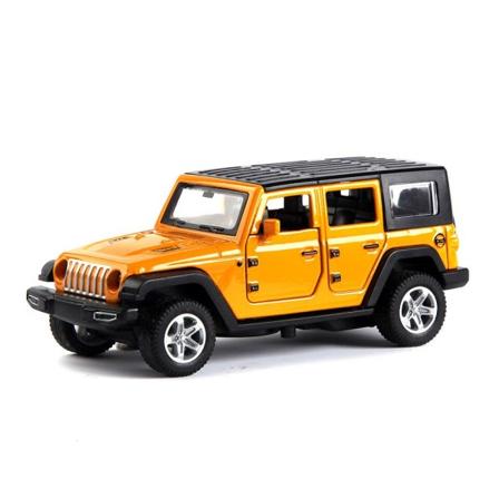 JEEPS Wrangler Legering Bil Modell Simulering Offroad Leketøy Kjøretøy Dekorasjon Ornamenter Truk Back Leker Bil