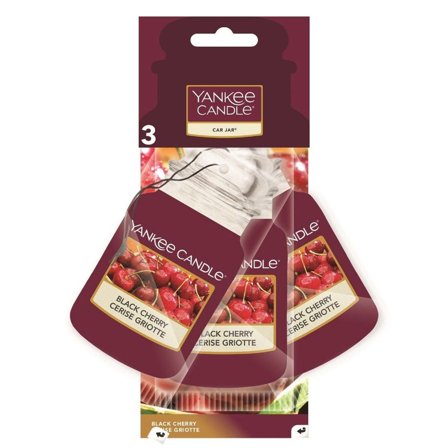 Yankee Candle Car Jar Black Cherry 3pz - Profumo per Automobile