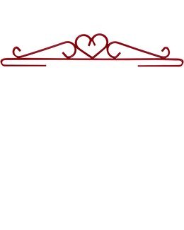 Ripustin punainen Punainen-25 cm