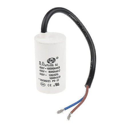 450V AC 8uF 50/60Hz Polypropylen Film Motor Start/Kørsel Kondensator CBB60