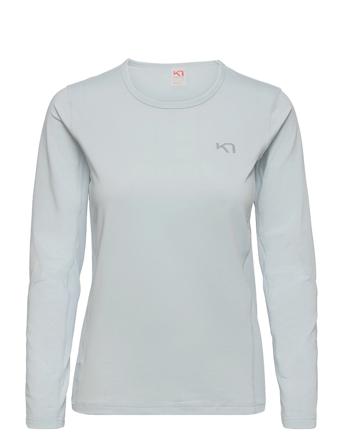 Nora Ls Langærmet T-shirt Blå Kari Traa