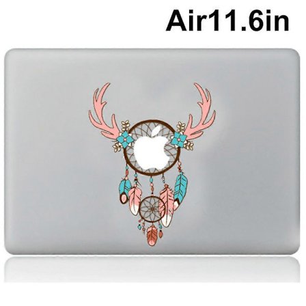 Laptopdekal i vinyl, klistremerke, hud kompatibel med Apple MacBook Air 11,6 tommer Personlig fargerik prikkete dekal - F101