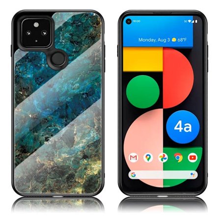 Fantasy marmor Google Pixel 4a 5G cover - smaragd marmor