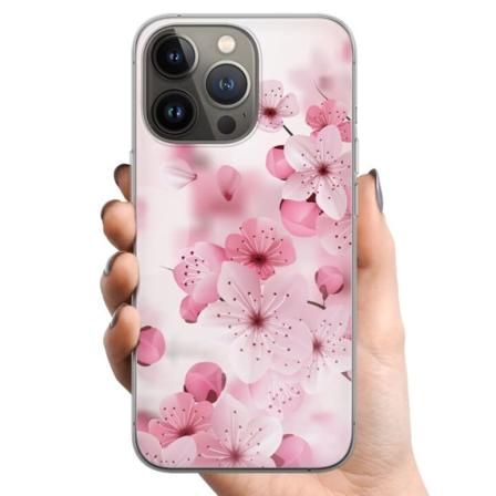 Apple iPhone 13 Pro TPU Mobilcover Kirsebærblomst