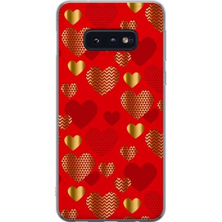 Kompatibelt Mobilskal till Samsung Samsung Galaxy S10e GoldenHearts