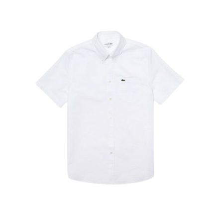 Lacoste Shirts Hvid, Herre Skjorter