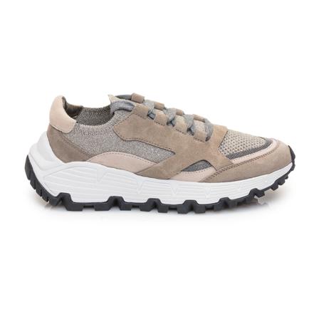 Brunello Cucinelli, Sneakers Beige, Dames, Maat:38 EU,suede