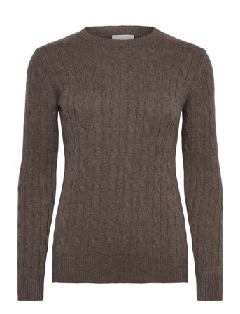 Davida Cashmere | O-Neck Cable | XL