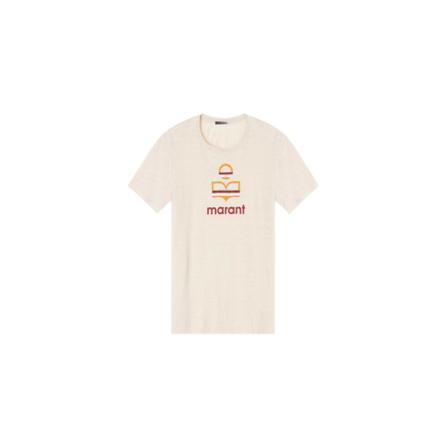 Isabel Marant Ts042722P049H23Ec T-Shirt beige, Herr, Herr, Storlek: L