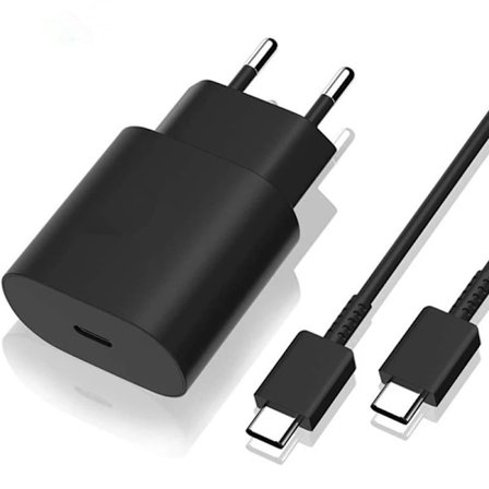 Hurtiglader til iPhone 15 og iPhone 16 25W med USB-C kabel