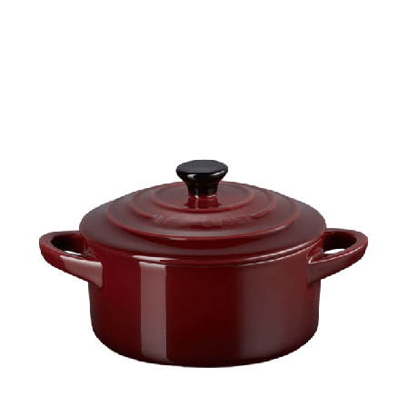 Le Creuset Minigryta stengods 10 cm Skålar Röd 0,25L /