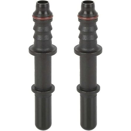 7,89 mm Id6 Bränsleledning Snabbkoppling Hane Kontakt För Autoblack2pcs