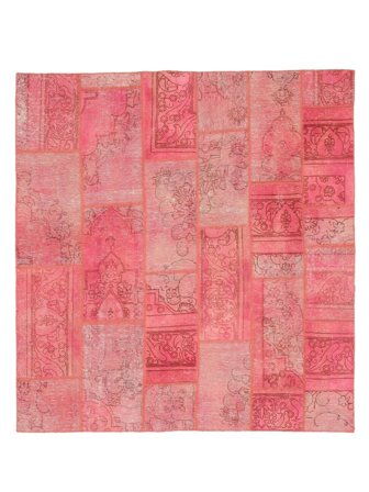 Tapis Patchwork 190X200 Carré (Laine, )