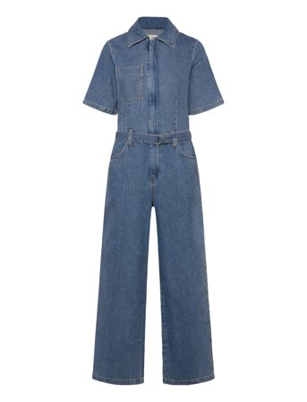 Mango | Denim Jumpsuit Belt | XS