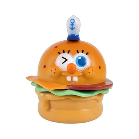 6-pak Hamburger Party SpongeBob SquarePants Håndlagde Kontormodell Skrivebordsdekorative Ornamenter