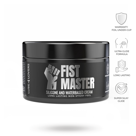 Fist Master Silicone & Waterbased Cream 250 ml - Vuxen.dk: Glidecremer