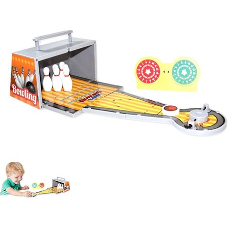 Mini Bowling Set, Bordsspel Bowling Leksak, Skrivbordsleksaker Skrivbordsbowling Hem Bowlingbanor, Perfekta Presenter Till Arbetskamrater