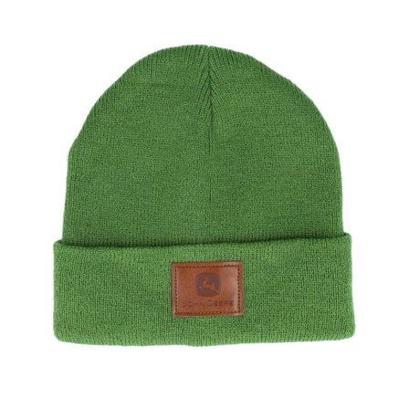 John Deere - Grön cuff Beanie - Kids Beanie Dark Green Cuff @ Hatstore