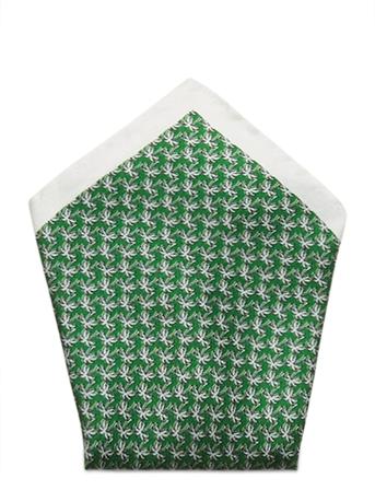 Pocket Square Bröstnäsduk Grön Amanda Christensen