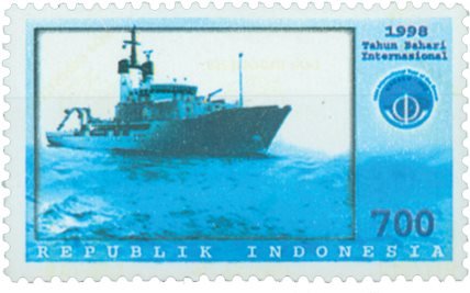 Indonesien - Havets år - Postfrisk frimærke