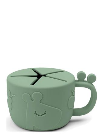 Peekaboo Snack Cup Raffi Green Home Meal Time Cups & Mugs Cups Green D By Deer
