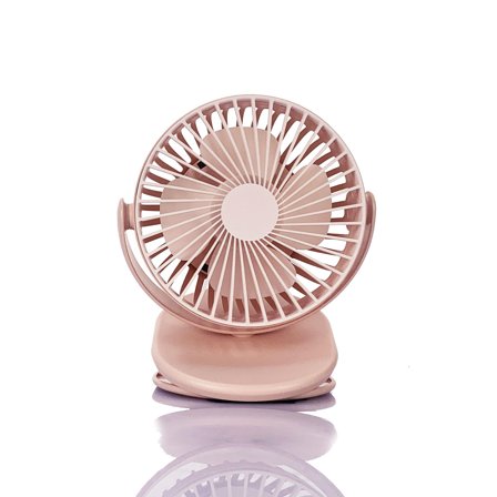 Oppladbar Klipsvifte for Bur, Rosa