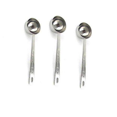 3 stk. måleskesæt, premium rustfrit stål metalskesæt, spiseske og teske, kompatibel med nøjagtig måling af flydende eller tørre ingredienser