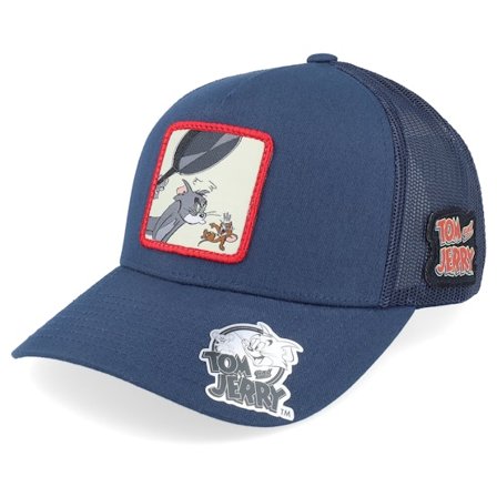 Tom & Jerry - Bleu trucker Casquette - Tom & Jerry Pan Navy Trucker @ Hatstore