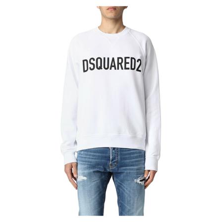 Dsquared2 Sweatshirts vit, Herr, Herr, Storlek: L