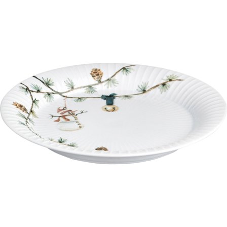 Kähler Hammershøi juletallerken - 22 cm - Hvid | KitchenOne